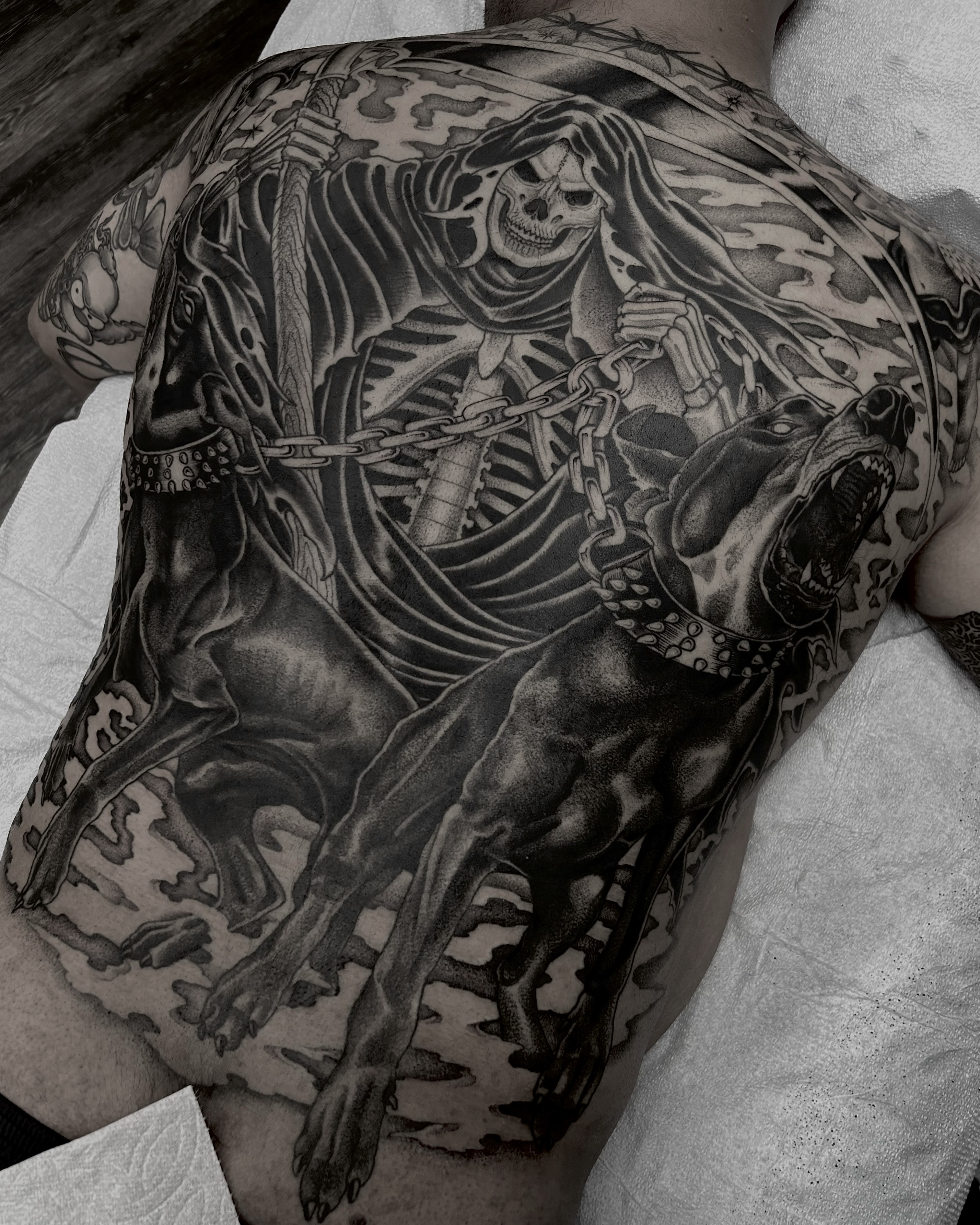 Dark illustrative